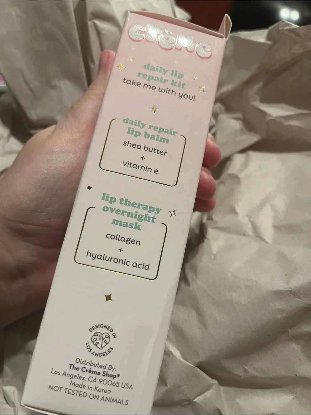 The Crème Shop Moisturizing Remedy Daily Repair Lip Balm - Strawberry Crème
